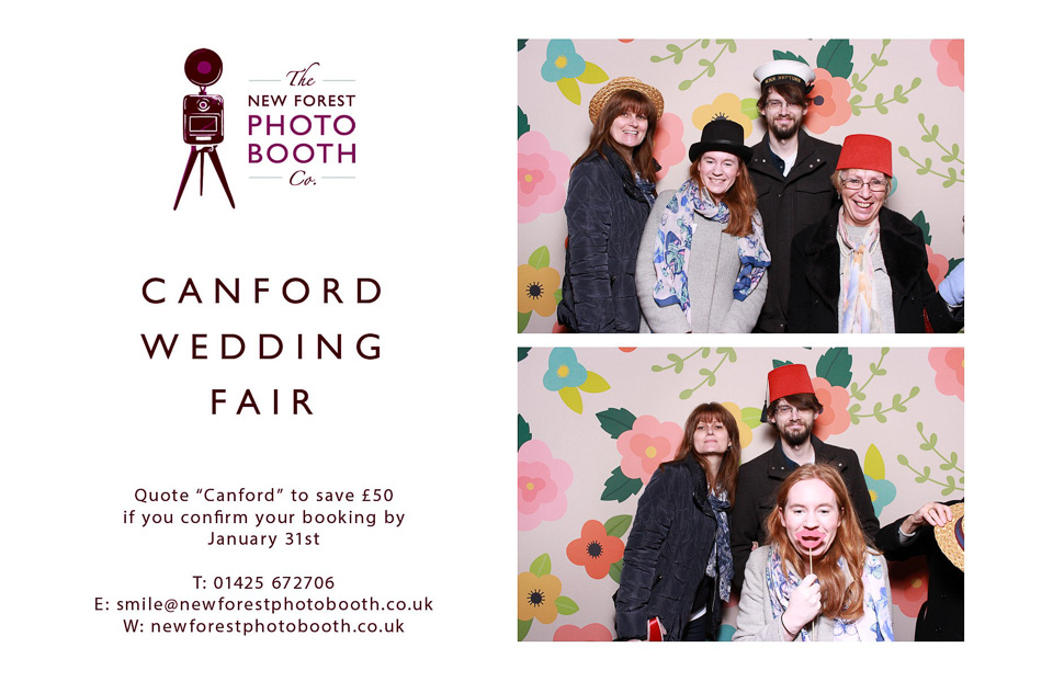 New Forest Photobooth Co at The Canford Wedding Exhibition